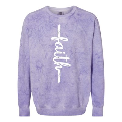 Cross Faith T Colorblast Crewneck Sweatshirt