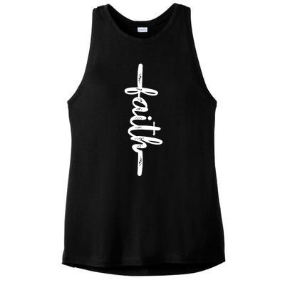 Cross Faith T Ladies PosiCharge Tri-Blend Wicking Tank