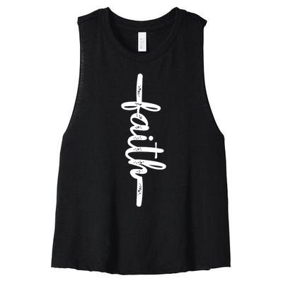 Cross Faith T Women's Racerback Cropped Tank