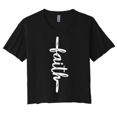 Cross Faith T Women's Crop Top Tee