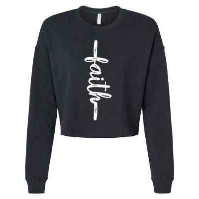 Cross Faith T Cropped Pullover Crew