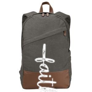 Cross Faith T Cotton Canvas Backpack