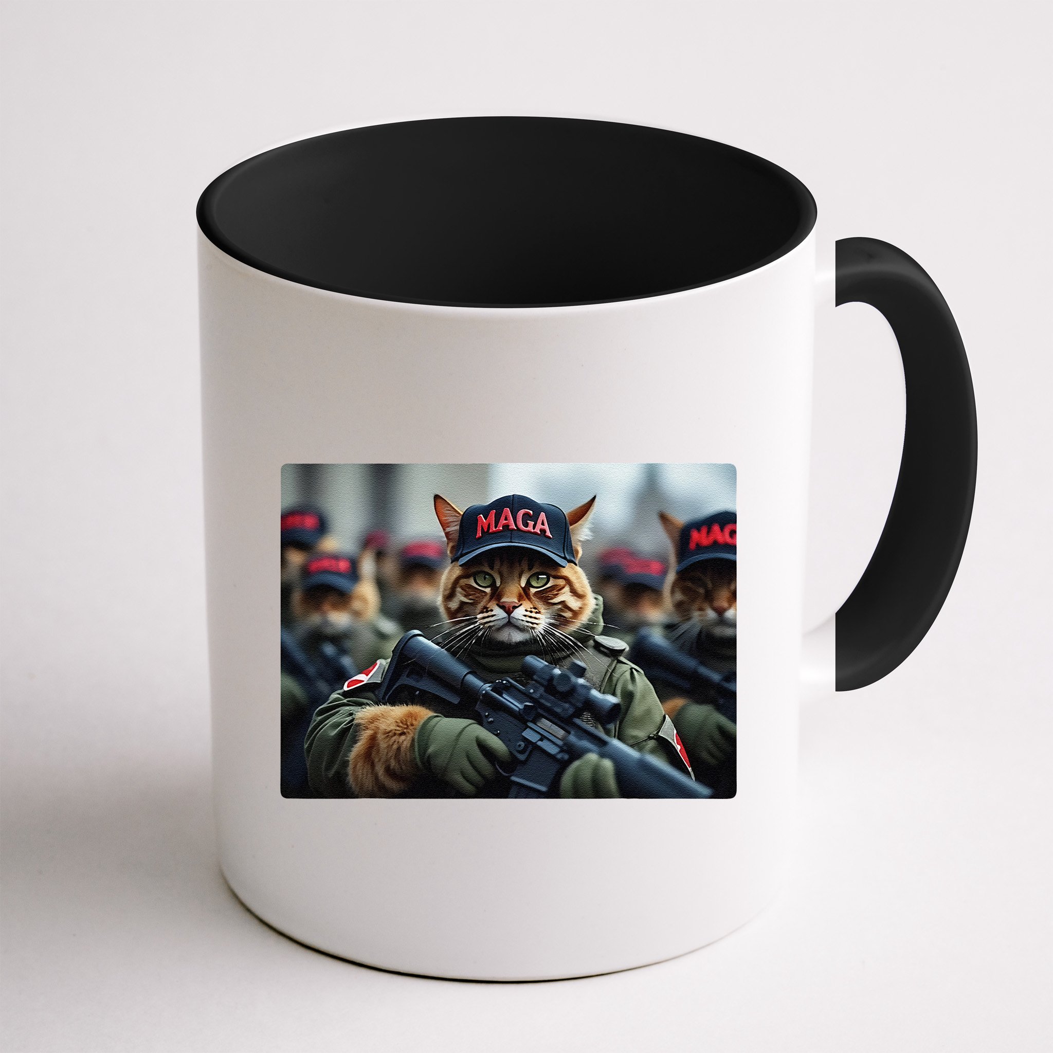 Cats For Trump Maga Army American Flag Patriotic Vote Trump Gift Mug