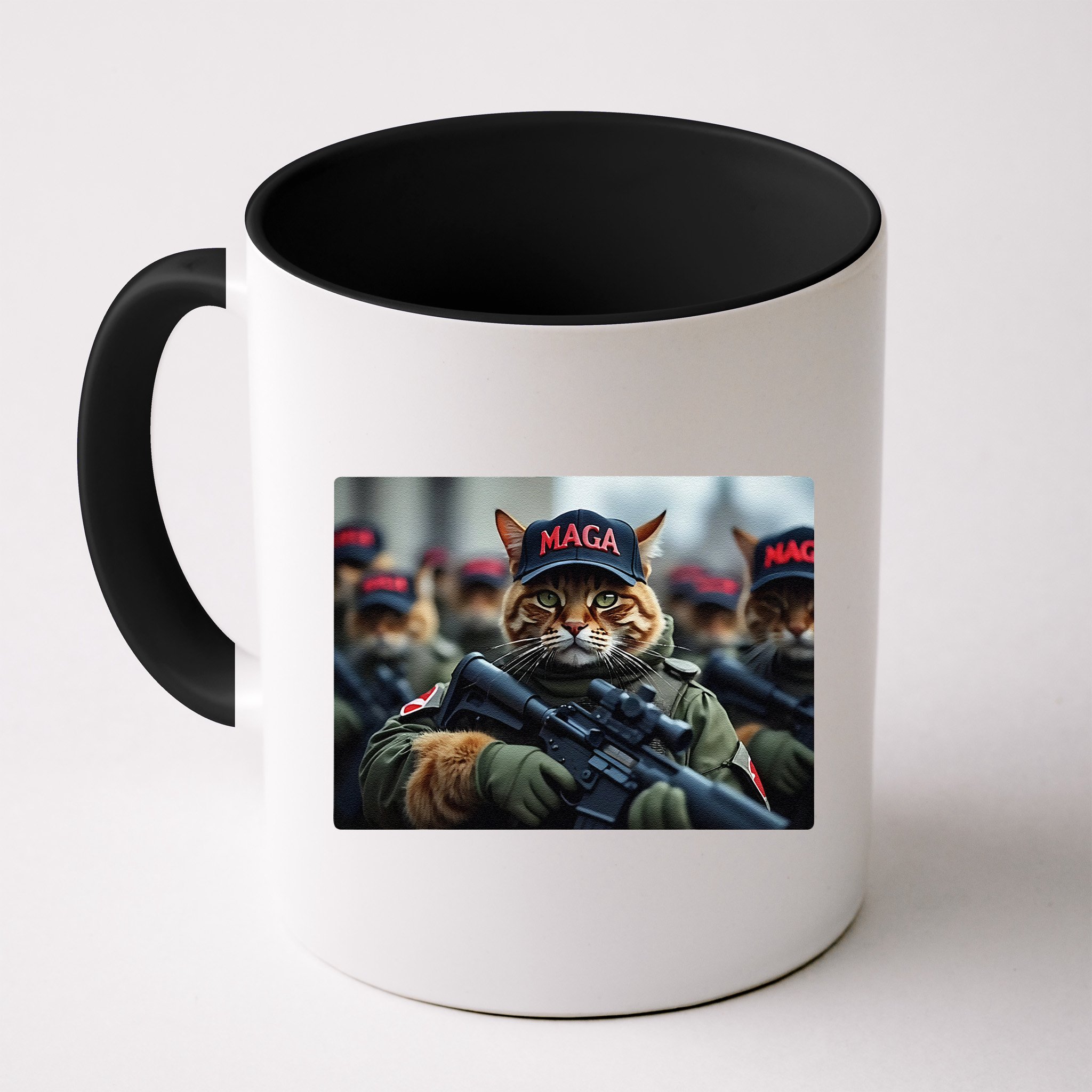 Cats For Trump Maga Army American Flag Patriotic Vote Trump Gift Mug