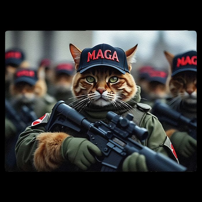 Cats For Trump Maga Army American Flag Patriotic Vote Trump Gift Baby Bodysuit