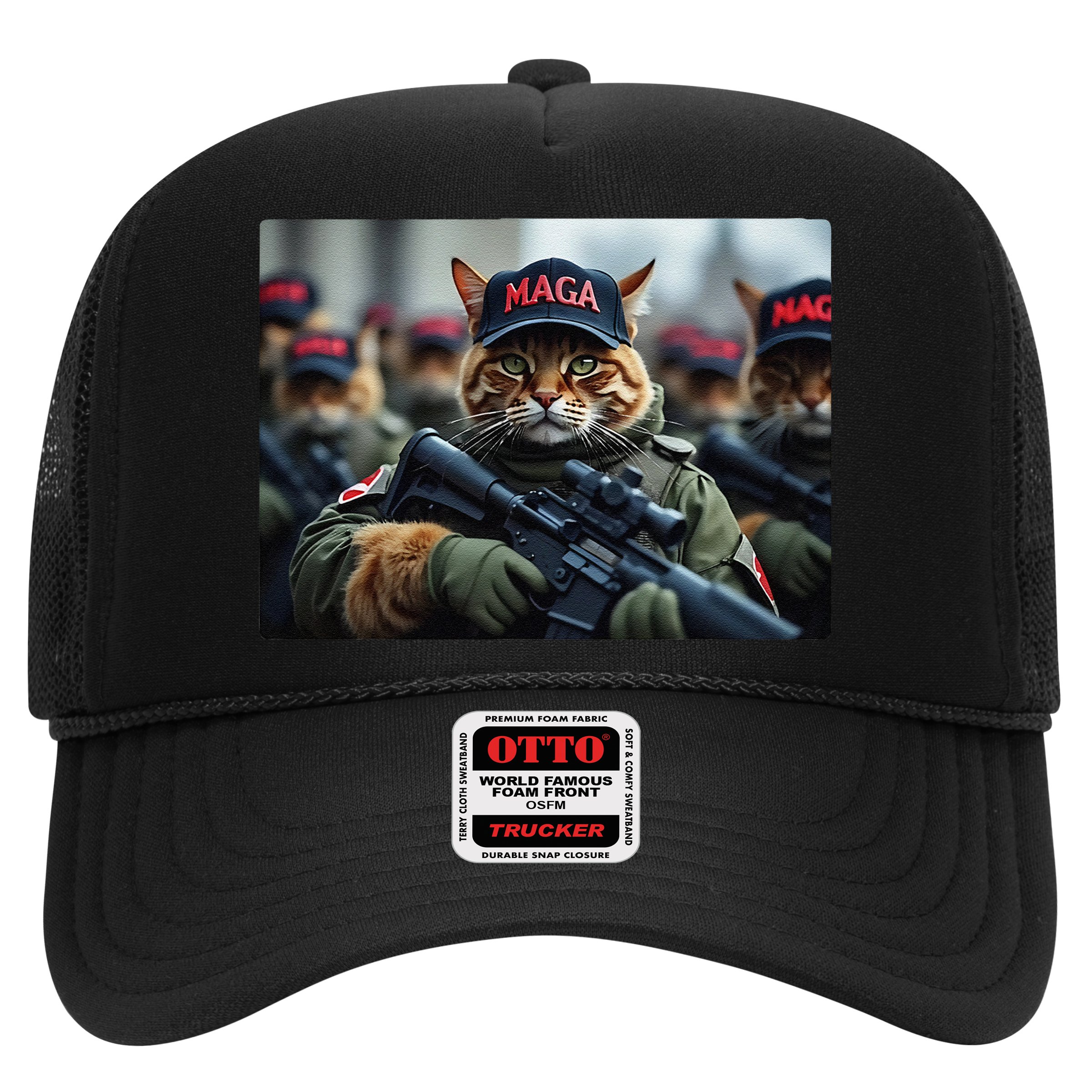 Cats For Trump Maga Army American Flag Patriotic Vote Trump Gift Hat