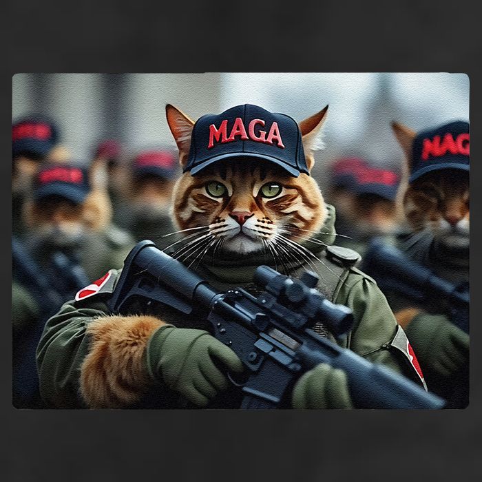 Cats For Trump Maga Army American Flag Patriotic Vote Trump Gift Hat
