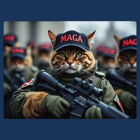 Cats For Trump Maga Army American Flag Patriotic Vote Trump Gift Infant Baby Jersey Bodysuit