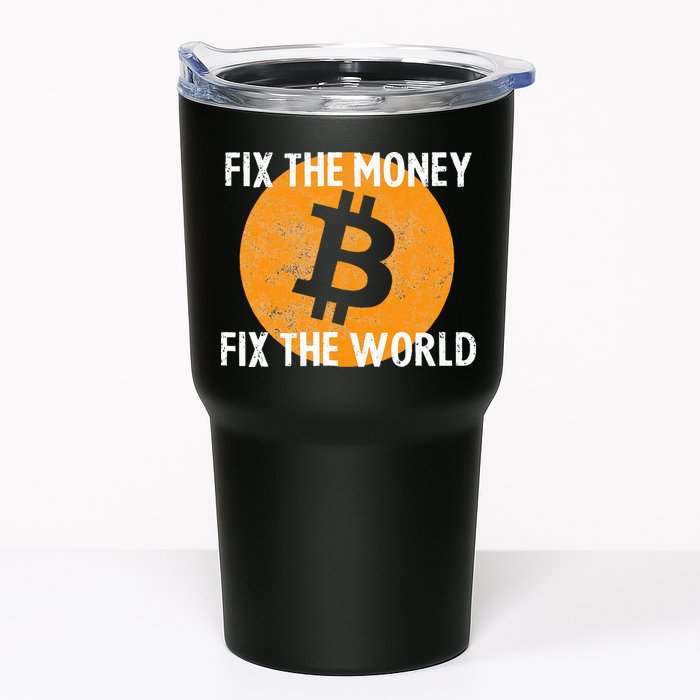 Crypto Fix The Money Fix The World Bitcoin Quote Tumbler