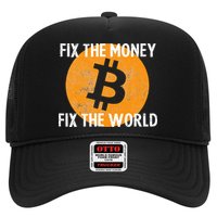 Crypto Fix The Money Fix The World Bitcoin Quote Hat