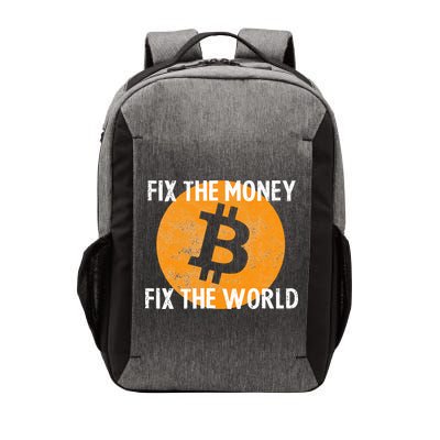 Crypto Fix The Money Fix The World Bitcoin Quote Vector Backpack