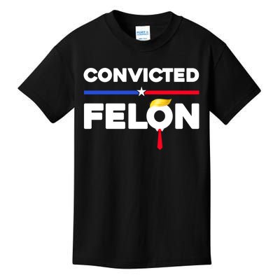 Convicted Felon Trump 2024 Kids T-Shirt