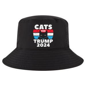 Cats For Trump 2024 Election Cool Comfort Performance Bucket Hat