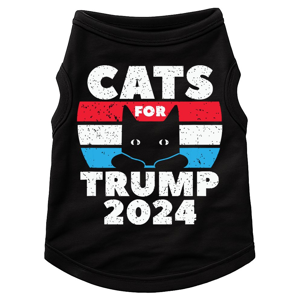 Cats For Trump 2024 Election Doggie Tank