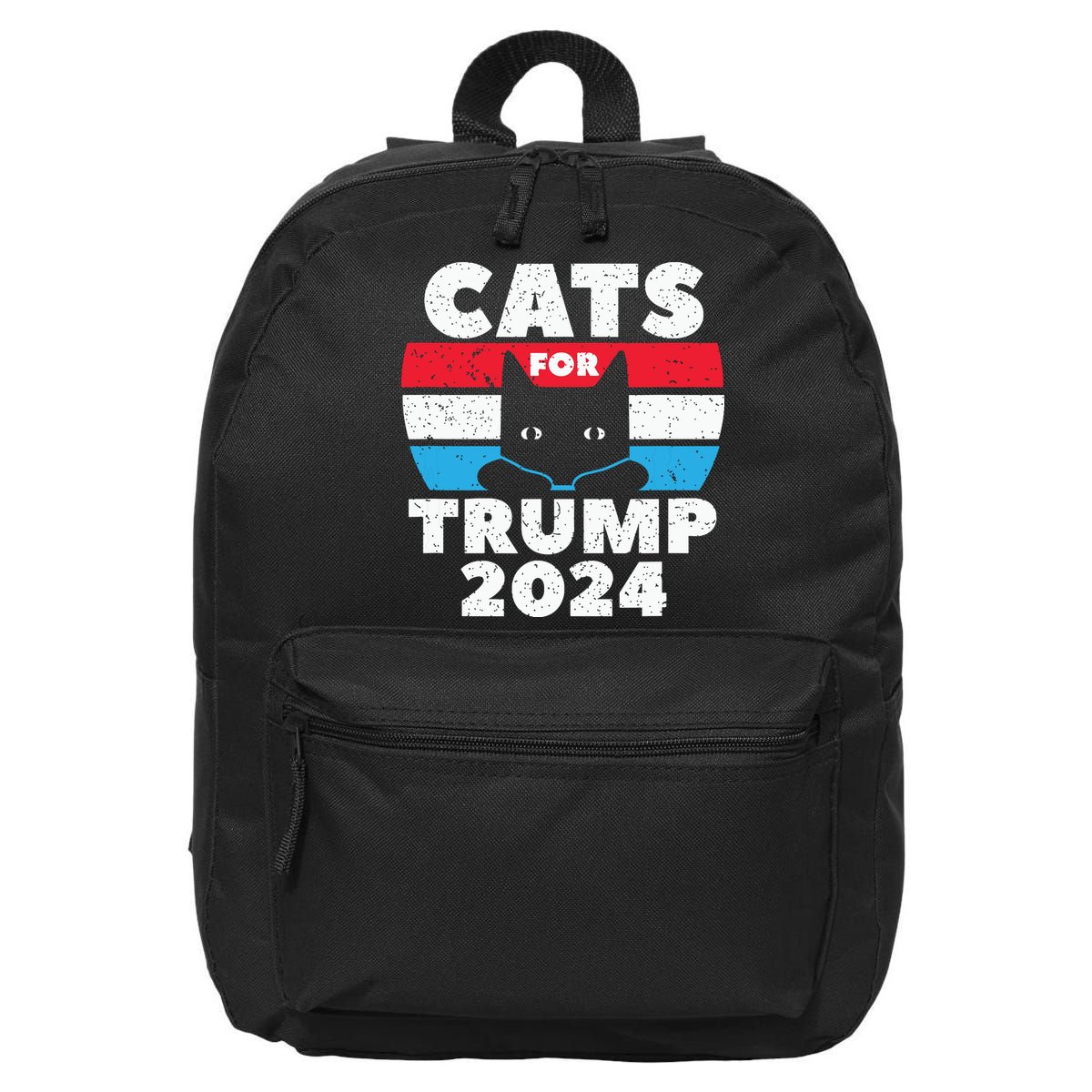 Cats For Trump 2024 Election 16 in Basic Backpack