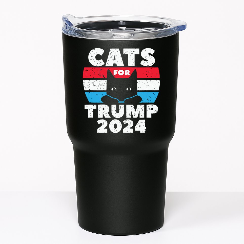 Cats For Trump 2024 Election Tumbler