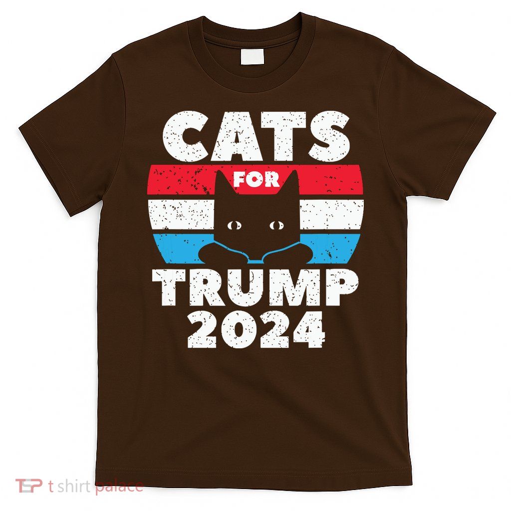 Cats For Trump 2024 Election T-Shirt
