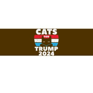 Cats For Trump 2024 Election Bumper Sticker