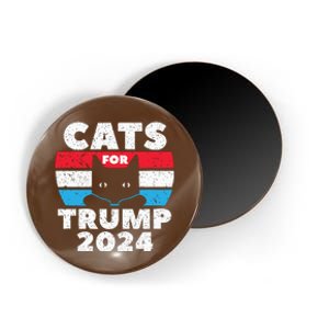 Cats For Trump 2024 Election Magnet