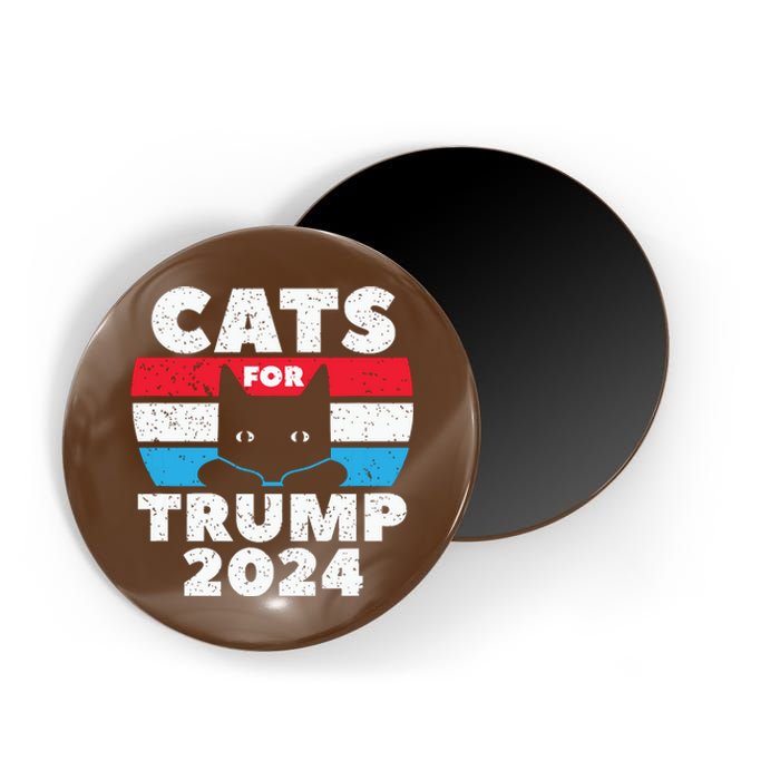 Cats For Trump 2024 Election Magnet