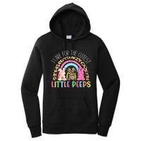 Care For The Cutest Little Bunnies NICU Nurse Easter Leopard Women's Pullover Hoodie