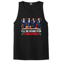 Christmas Funny Trump Ill Be Home For Xmas Santa Pajamas Gift PosiCharge Competitor Tank