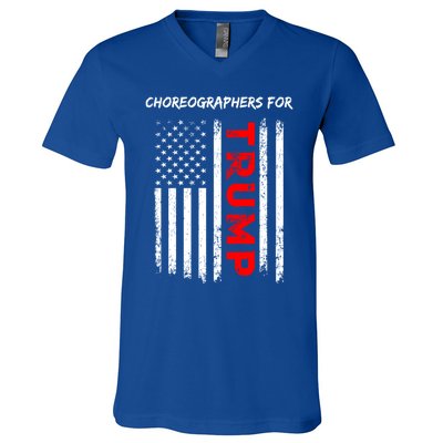 Choreographers For Trump Take America Back Gift V-Neck T-Shirt