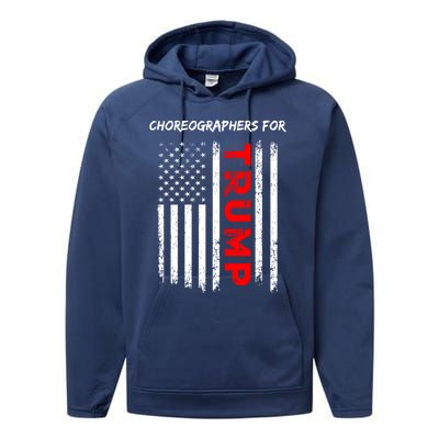 Choreographers For Trump Take America Back Gift Performance Fleece Hoodie