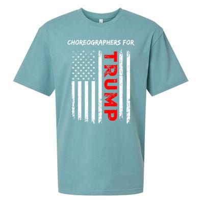 Choreographers For Trump Take America Back Gift Sueded Cloud Jersey T-Shirt