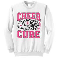 Cheer For The Cure Breast Cancer Football And Cheer Sweatshirt