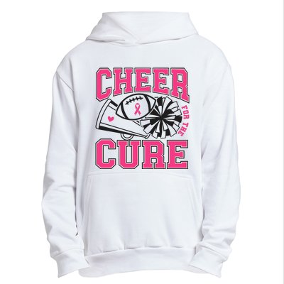 Cheer For The Cure Breast Cancer Football And Cheer Urban Pullover Hoodie