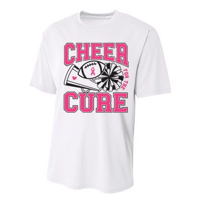 Cheer For The Cure Breast Cancer Football And Cheer Performance Sprint T-Shirt