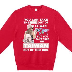 Cool From Taiwan Meaningful Gift Proud Taiwan Gift Premium Crewneck Sweatshirt