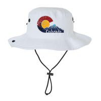 Colorado Flag Themed Mountain Scenery Colorado Legacy Cool Fit Booney Bucket Hat