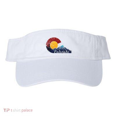 Colorado Flag Themed Mountain Scenery Colorado Visor