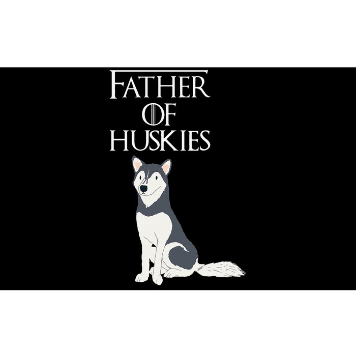 Cute Funny & Unique Siberian Husky Dog Dad & Gift Bumper Sticker