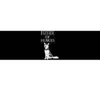 Cute Funny & Unique Siberian Husky Dog Dad & Gift Bumper Sticker