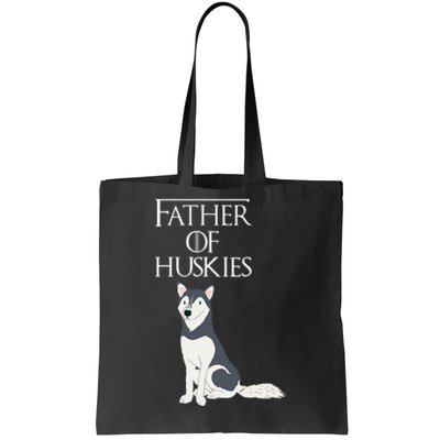 Cute Funny & Unique Siberian Husky Dog Dad & Gift Tote Bag