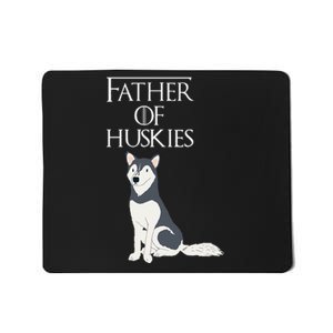 Cute Funny & Unique Siberian Husky Dog Dad & Gift Mousepad