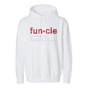 Cool Fun Uncle Fun Cle Like A Dad Definition Uncle Gifts  Garment-Dyed Fleece Hoodie