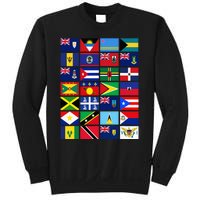 Caribbean Flags Unity Pride Souvenir Geography Gift Sweatshirt