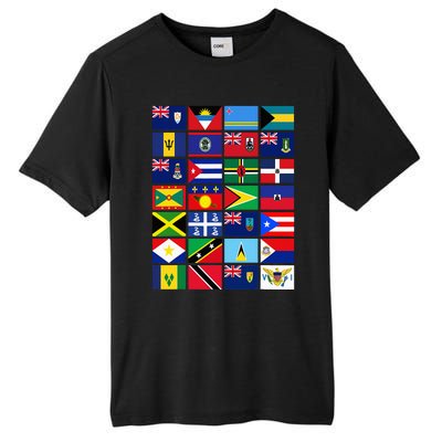 Caribbean Flags Unity Pride Souvenir Geography Gift Tall Fusion ChromaSoft Performance T-Shirt