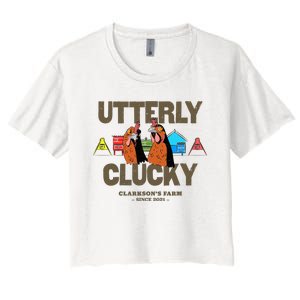 ClarksonS Farm Utterly Clucky Women's Crop Top Tee