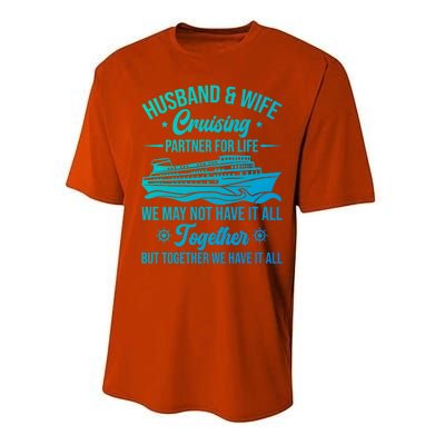 Cruising Family Vacation Husband Wife Cruising Partner Gift Performance Sprint T-Shirt