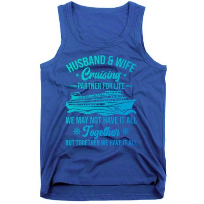 Cruising Family Vacation Husband Wife Cruising Partner Gift Tank Top