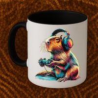 Capybara Funny Video Games Capybara Mug