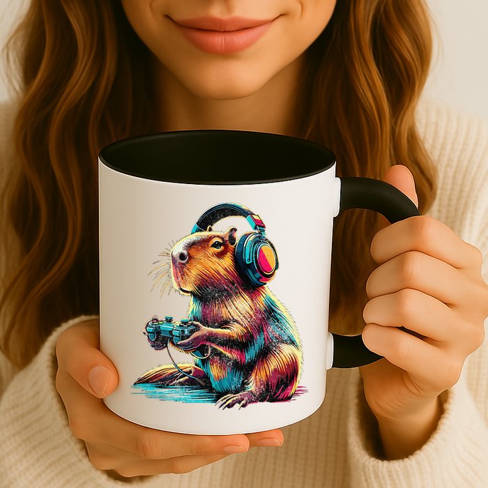 Capybara Funny Video Games Capybara Mug
