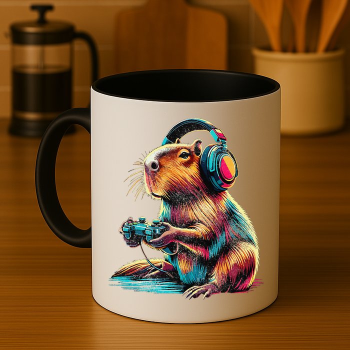 Capybara Funny Video Games Capybara Mug