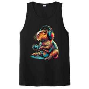 Capybara Funny Video Games Capybara PosiCharge Competitor Tank