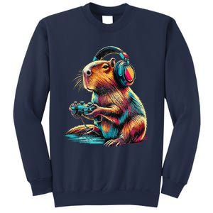 Capybara Funny Video Games Capybara Sweatshirt